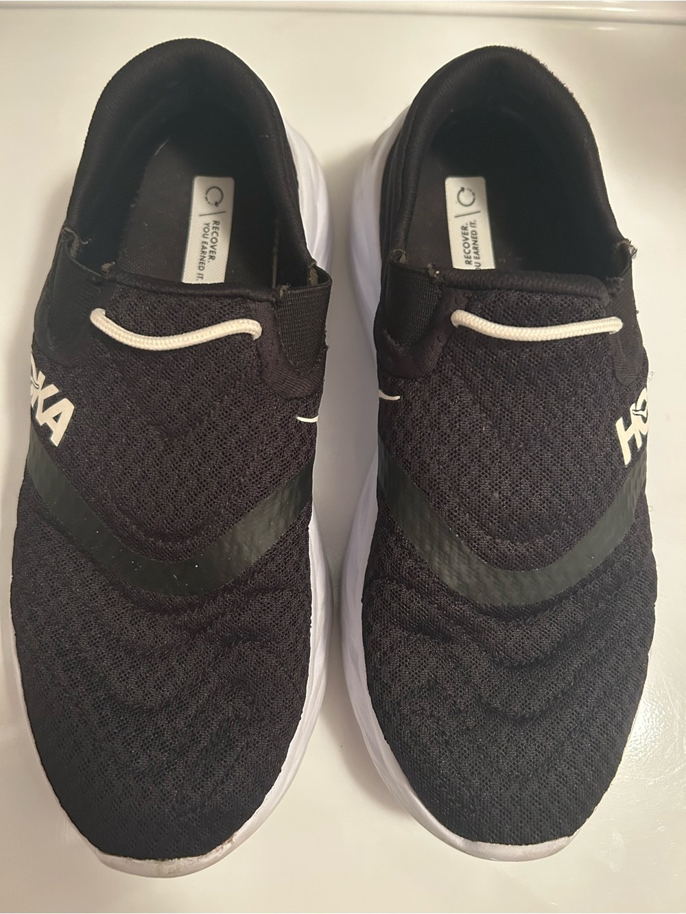 Hoka Women's Black Slip-On Recovery Shoes